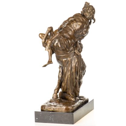 Mythologische Bronzefigur Raub der Hippodameia 50x40x22cm – Bild 4