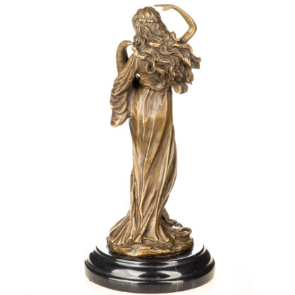 Mythologische Bronzefigur der Göttin Fortuna 30x14x14cm – Bild 3