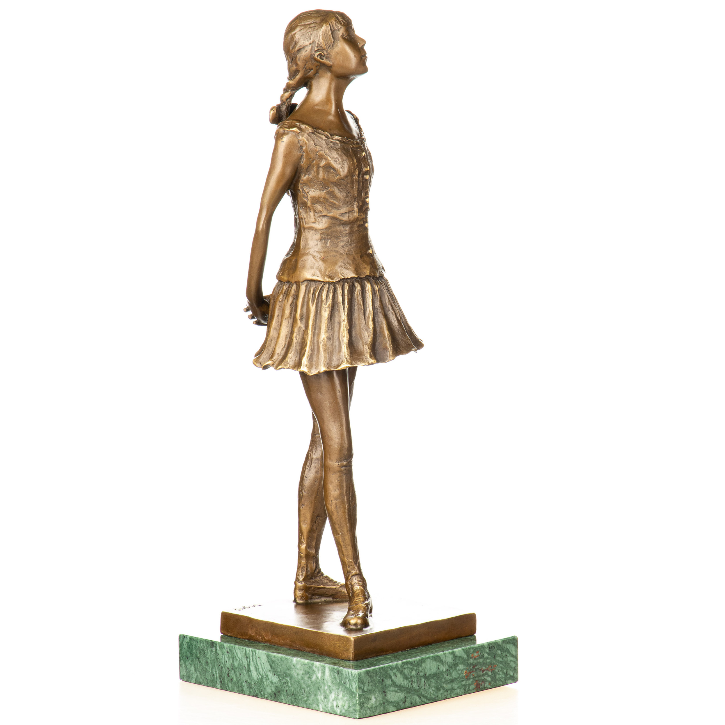 Bronzefigur Kleine 14 Jährige Tänzerin nach Degas 45x15x15cm2 Bronzefigur Kleine 14 Jährige Tänzerin nach Degas 45x15x15cm2
