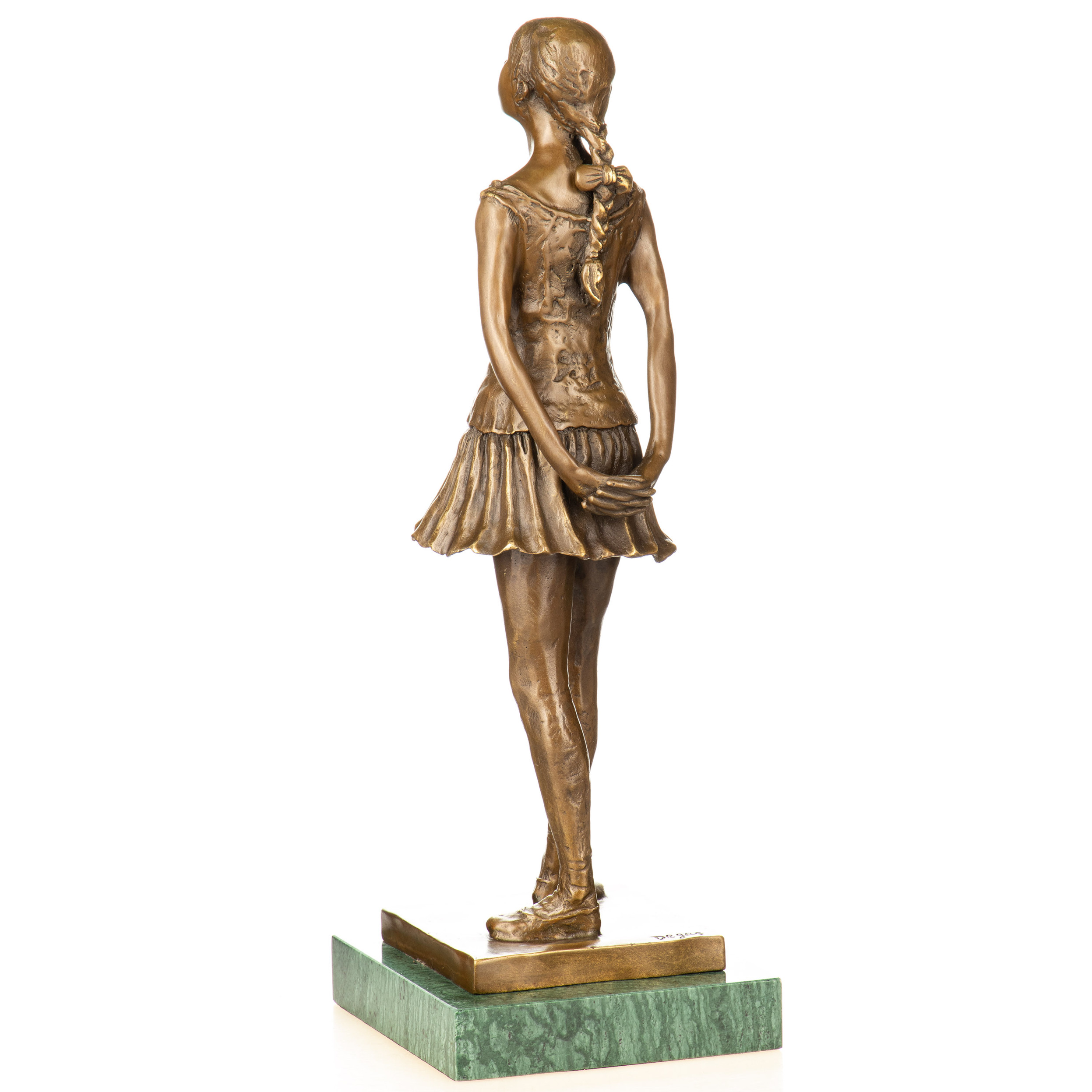 Bronzefigur Kleine 14 Jährige Tänzerin nach Degas 45x15x15cm4 Bronzefigur Kleine 14 Jährige Tänzerin nach Degas 45x15x15cm – Bild 4