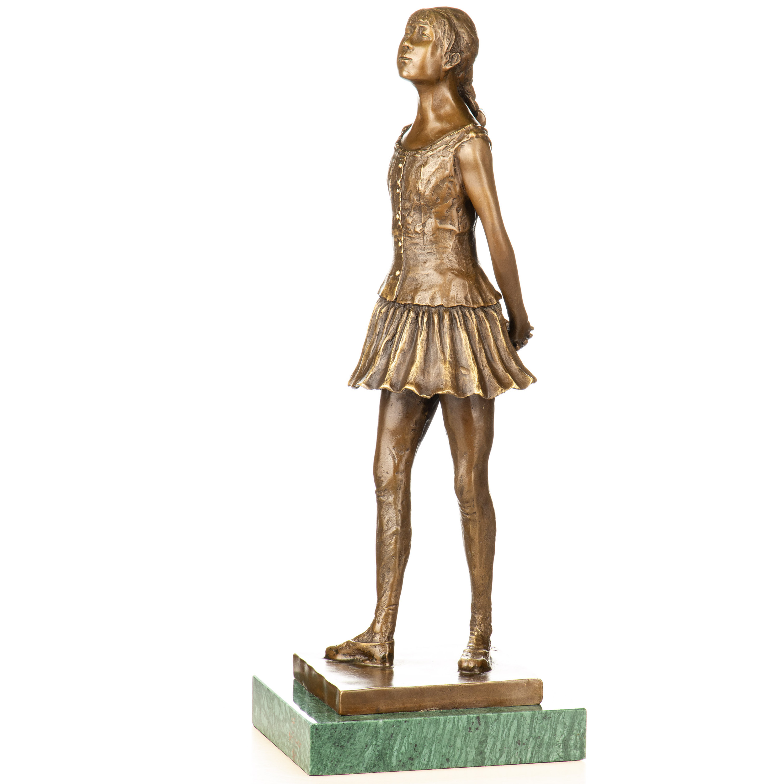 Bronzefigur Kleine 14 Jährige Tänzerin nach Degas 45x15x15cm5 Bronzefigur Kleine 14 Jährige Tänzerin nach Degas 45x15x15cm – Bild 5