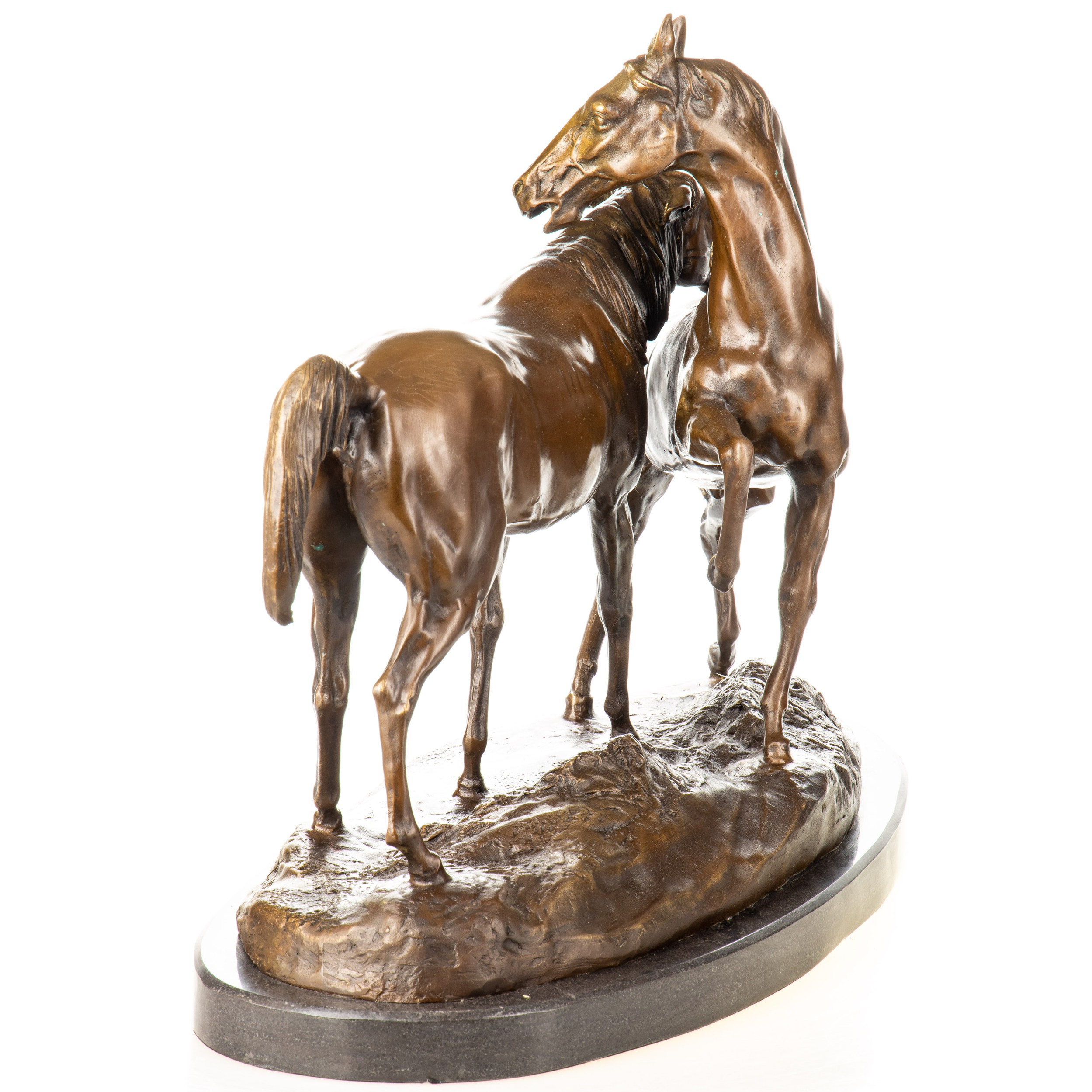 Bronzefigur Pferde 42x57x26cm4 Bronzefigur Pferde 42x57x26cm – Bild 4